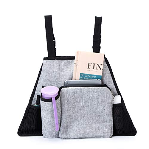 Fushida Walker Bag,Walkers Accessory Bags,Rollator Storage Bag,Wheelchairs Storage Bag with Durable Straps,Walkers Tote Bag with Multi-Pockets - Thumbnail 4