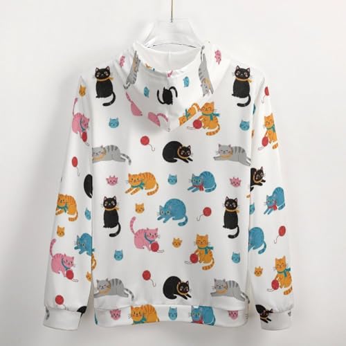Chaqueta con capucha unisex con cierre y bolsillo miniatura 5