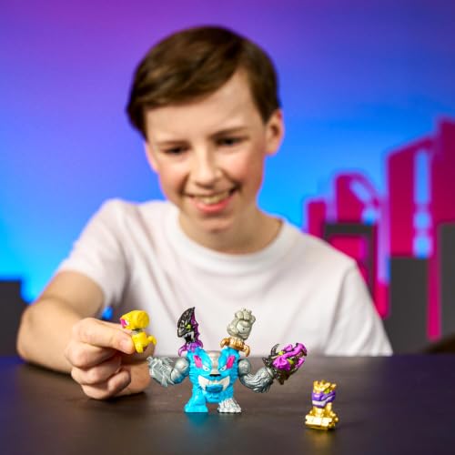 Image of MrBeast Lab Swarms MEGA-TECH Series 6 Pack, including a Mega Swarm | Includes 5 Micro Beasts, 1 MEGA Swarm, plus connectable parts for custom Loadout builds across packs