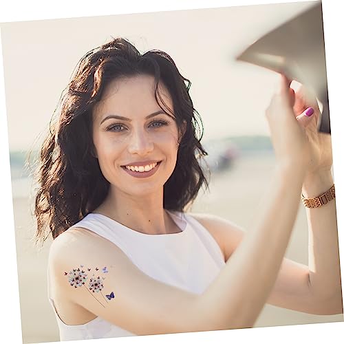 minkissy 24 Folhas Adesivos De Tatuagem De Borboleta 3D Tatuagens De Borboleta Tatuajes Temporais Ad