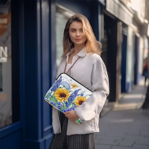 Funda para portátil de 13-14 pulgadas Sunflowers Lavender miniatura 7