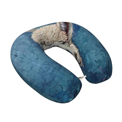 Almohada de Viscoelástica en Forma de U para Viaje miniatura 2