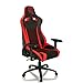Produktbild hjh OFFICE 734233 Gaming Stuhl GAMEBREAKER SX 04 Kunstleder/Stoff Drehstuhl mit hoher Rückenlehne, Schwarz/Rot