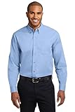 Port Authority Long Sleeve Easy Care Shirt, Light Blue, XL