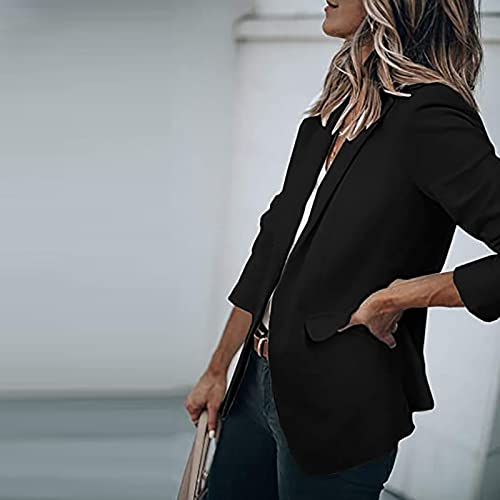Womens-Solid-Color-Open-Front-Blazer-Long-Sleeve-Office-Jacket-OL-Work-Cardigan-with-Pockets-Plus-Size Womens-Solid-Color-Open-Front-Blazer-Long-Sleeve-Office-Jacket-OL-Work-Cardigan-with-Pockets-Plus-Size