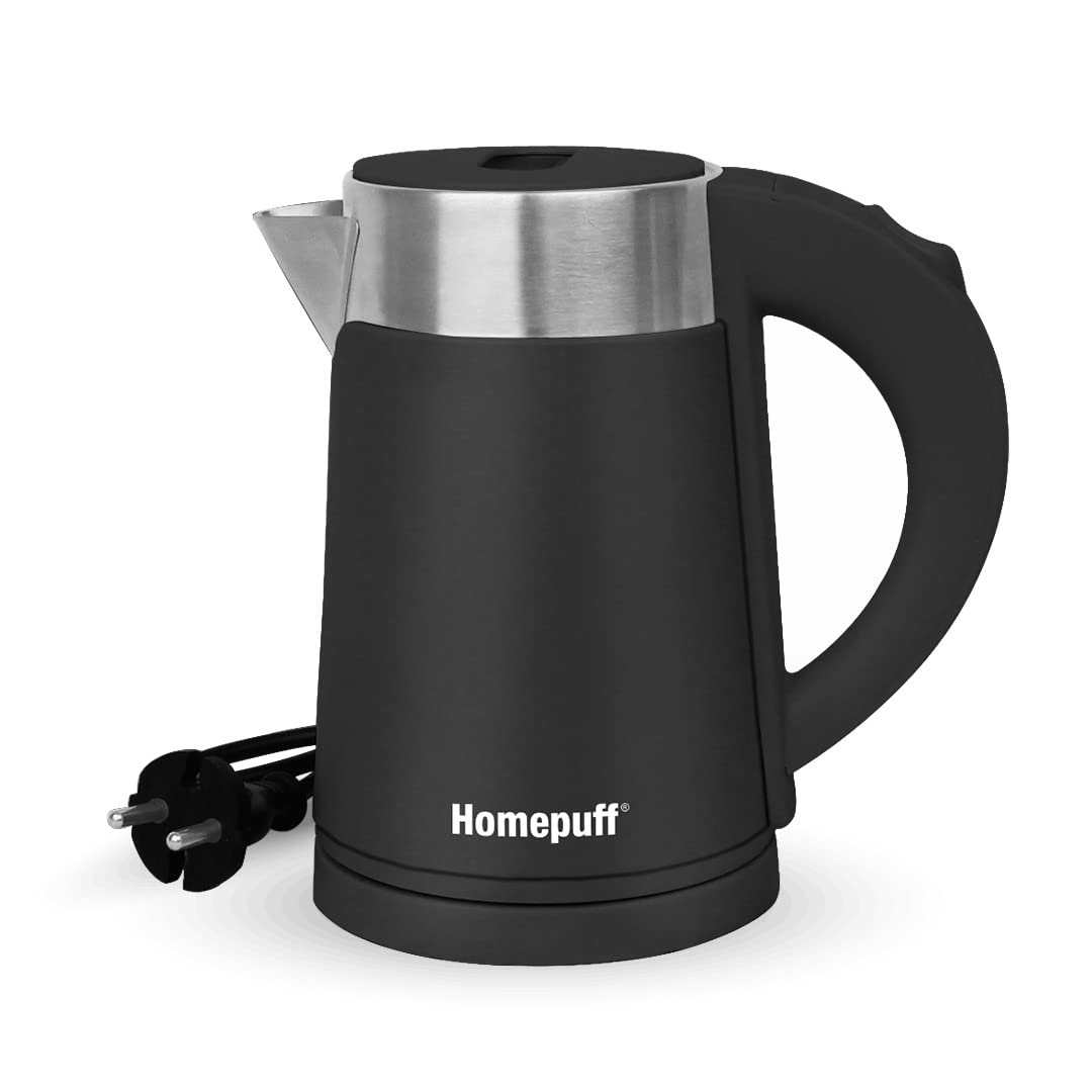 Home Puff 700ml Fast Boiling Electric Kettle, Stainless Steel Body