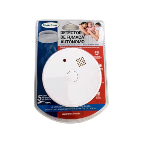 Detector De Fumaça Sensor Autônomo Sem Fio Alarme S/Central
