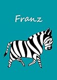  Malbuch / Notizbuch / Tagebuch - Franz: DIN A4 - blanko - Zebra