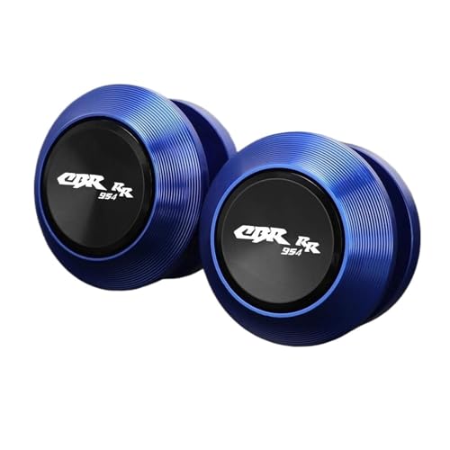 Vis de support bras oscillants M8 bleu anti-rayure pour Honda CBR954RR