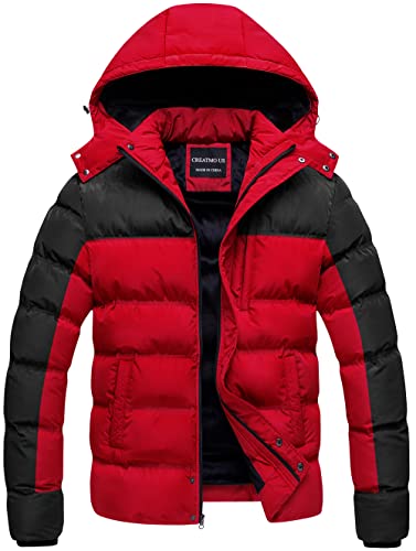 CREATMO US Men’s Puffer Jacket – Waterproof Winter Coat