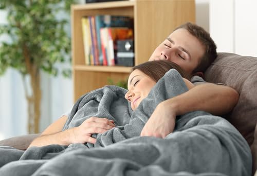 Image of Utopia Bedding Fleece Blanket Twin Size Ash Grey 300GSM Luxury Anti-Static Fuzzy Soft Microfiber Bed Blanket (90x66 Inch)