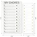 2 pack set dry erase chore chart for kids multiple kids, morning routine habit tracker chore list board，daily schedule reward chart for kids,daily schedule pocket chart behavior chart for kids at home