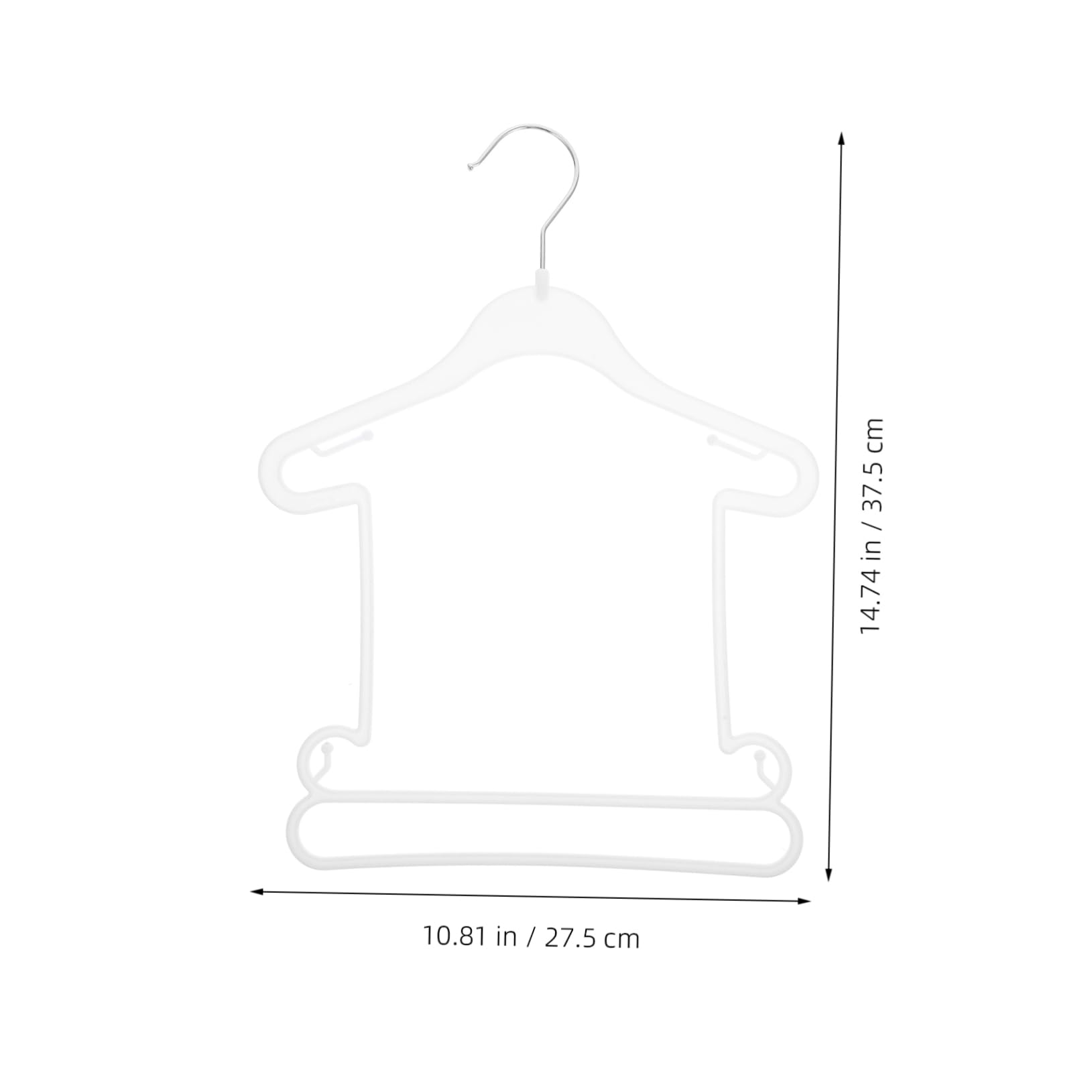 Alipis 20pcs Clothes Hangers Non Slip Hangers for Clothing Smooth Design for Nursery Closet Swimwear Convenient Use