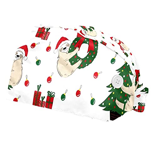 Casquette pour hommes femmes avec motif de boules de Noël
