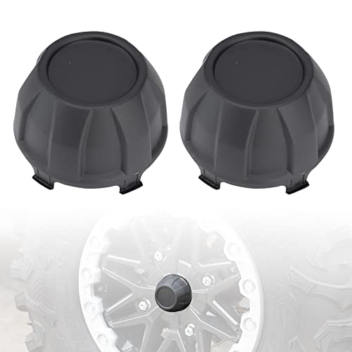 A & Utv Pro Wheel Center Hub Caps For Kawasaki Teryx Krx 1000 2020 2021 2022, Tire Wheel Hub Dust Rim Cap Covers Accessories, Replace Oem # 11065-1341, Black, 2Pcs #TOP7