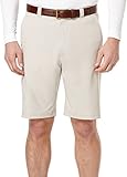 PGA TOUR Men's Comfort Stretch Flat Front Cargo Short, Silver Lining, 36