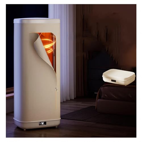 Folding Automatic Ironing Machine, Portable Clothes Dryer with Remote, Small Dryer 900w for Homes, Business Trips and Other Places