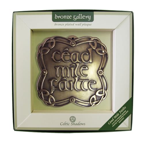 Royal Tara Bronze Plated Wall Plaque with Cead Mile Failte Design