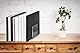 MAUL Buchstütze aus Acryl (2er Pack) 10x8x10cm | Bücherhalter, Organizer für Kinder, Bücher, Büro, Regal | Bücherstütze im stilvollen Acryl Design | Möbelschonender Buchhalter | Glasklar
