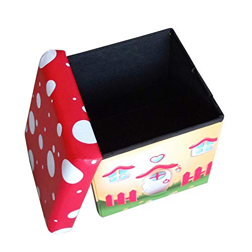 Fußschemel Kinder Kreativer Lederhocker Niedriger Hocker Aufbewahrungsbox Schuhbank Sofa Hocker Spi