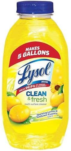 Lysol Clean & Fresh Limpiador multisuperficie  Limón espumoso vertible y girasol 10.75 onzas