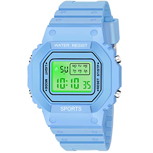 Image of ON TIME OCTUS Digital Girl's and Women's Watch DIGI-07 (Grey Dial Multicolour Strap)