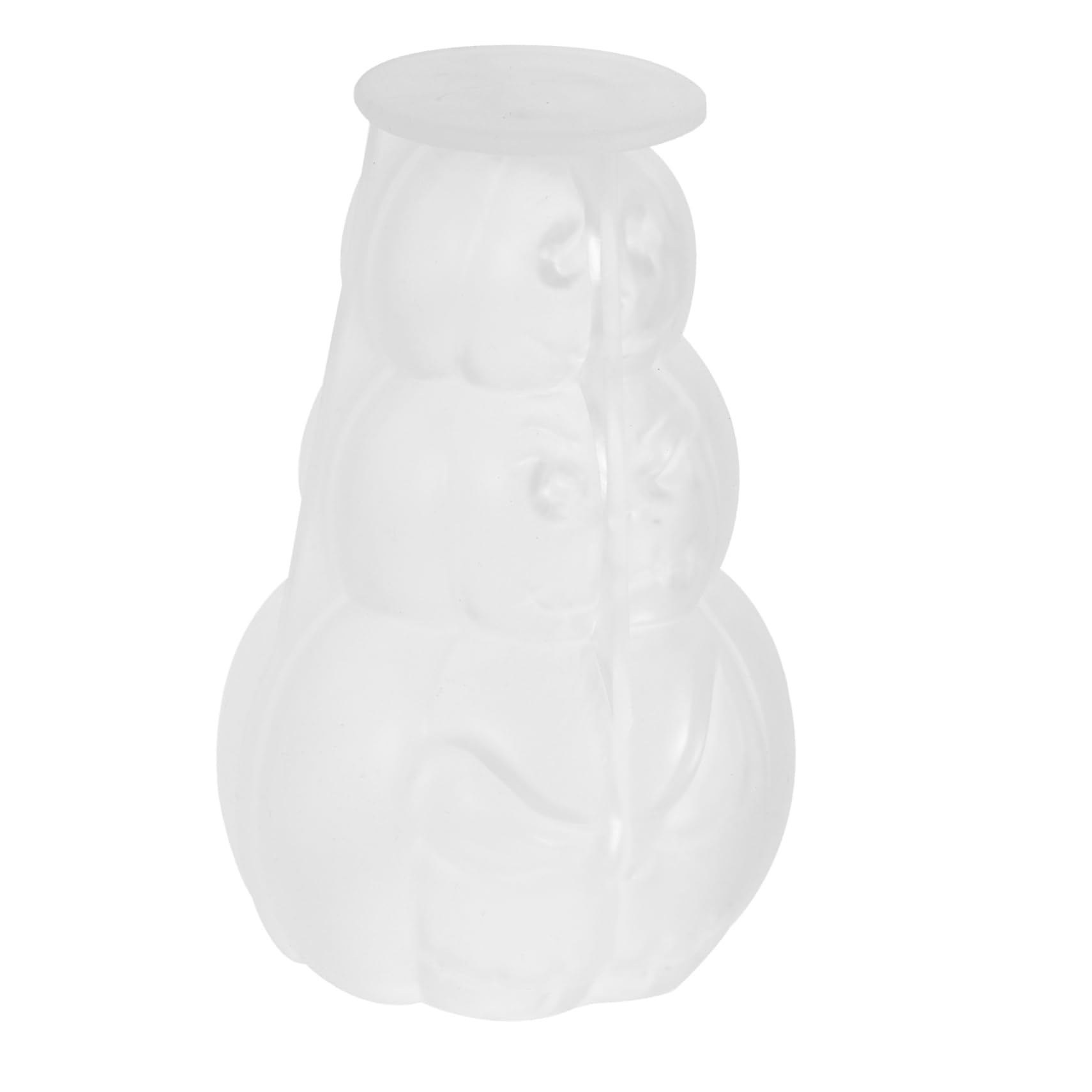 DOITOOL 4 Stück Halloween Silikonform für Diy Kürbis Gesichtskerzen Wiederverwendbare Gießform Flexiblen Silikon Einfach zu Entformen für Halloween Dekorationen und Handgemachte Kerzen