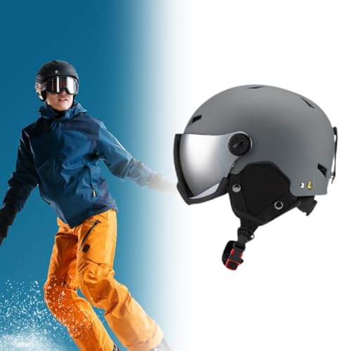 Casco de snowboard resistente al viento con orejeras integradas 4