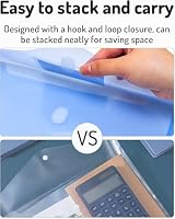 Forvencer Binder Pocket, 10 Pack Super Heavyweight Plastic Binder Folders — image 7