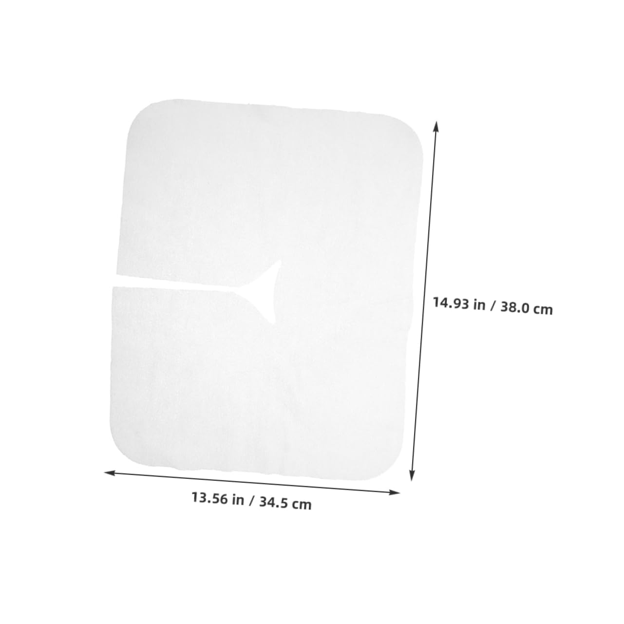 OUNONA 150Sheets Disposable Nonwoven Headrest Covers for Massage Tables Soft Breathable Face Rest Sheets for Spas and Beauty Salons Fit for Head Cushions