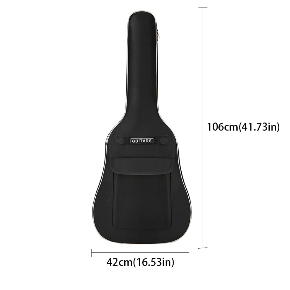 Housse de Guitare 40/41 Pouces en Tissu Oxford 600D, réglable, étanche, Souple, avec poignée bandoulière, capacité, Orange, pour Guitare Classique