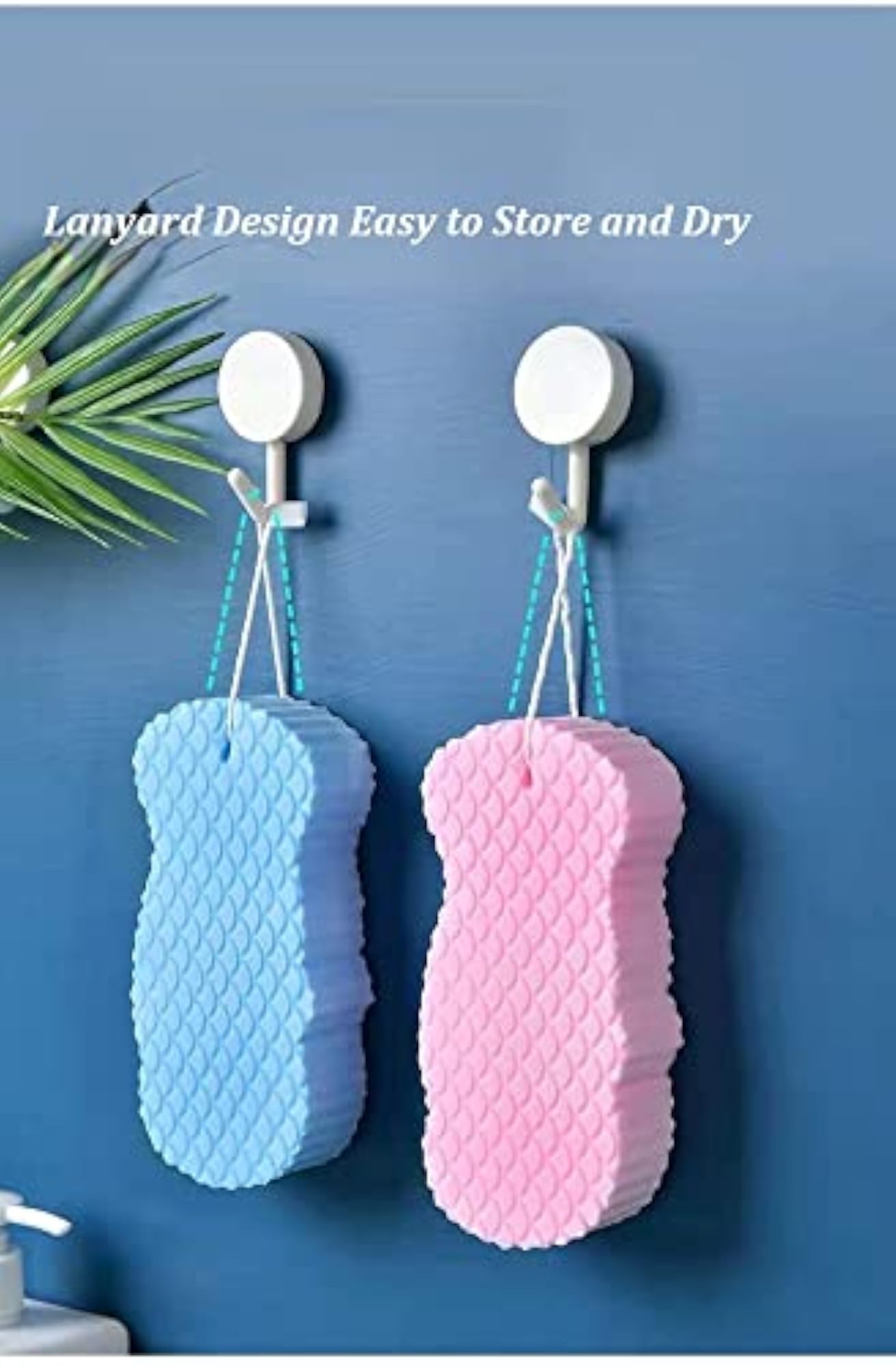 2PCS Exfoliating Bath Sponge, Super Soft Sponges