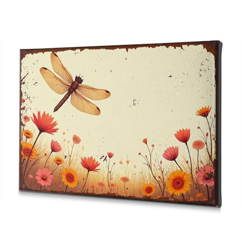 Décoration de Pâques libellule : sublimez un mur vide 40x60cm