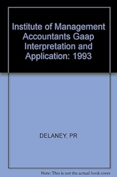 Paperback Institute of Management Accountants Gaap Interpretation and Application Book