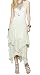 R.Vivimos Womens Sleeveless Backless Asymmetrical Layered Lace Long Dress with Slip Two Pieces