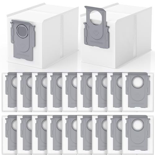 Image of 20 Pack QRevo Dust Bags Replacement for Roborock QV 35A, Qrevo S5V, Saros 10 /10R, Z70, Curv /Curvx, Q Revo S /Pro /Plus /MaxV /Edge / S5X / S5A, S8 MaxV /Max Ultra Robot Vacuum Cleaner
