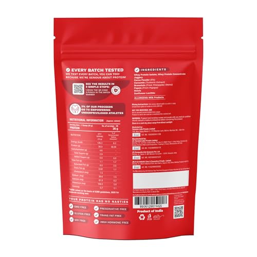 Image of Foodstrong Whey Protein Isolate + Concentrate, 100% Hormone Free Grass-Fed Whey, 26G Protein & 6.6G BCAA, Dutch Chocolate, With Turmeric & Natural Digestive Enzymes, 1KG