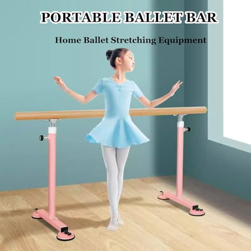 Barre de ballet avec ventouse fixe pour étirements sans glisser
