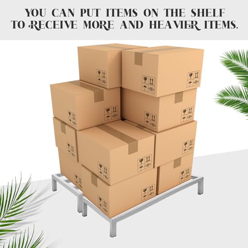 Image of MorningRo 1 Pack Dunnage Rack 48 inch Long x 20 inch Wide, 7.9 inch Height