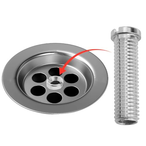 Accesorio de tornillo filtro para lavabo de acero inoxidable miniatura 3