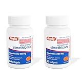 Simethicone 180mg Softgels Anti-Gas (Compare to Phazyme Ultra Strength) 60ct, PAck of 2