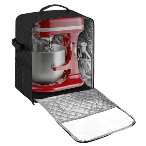 Cubierta de mezclador, cubierta antipolvo para mezclador,Tapa de mezclador de almacenamiento de polvo de cocina - Cubierta antipolvo con deslizadores para electrodomésticos, bolsa para p