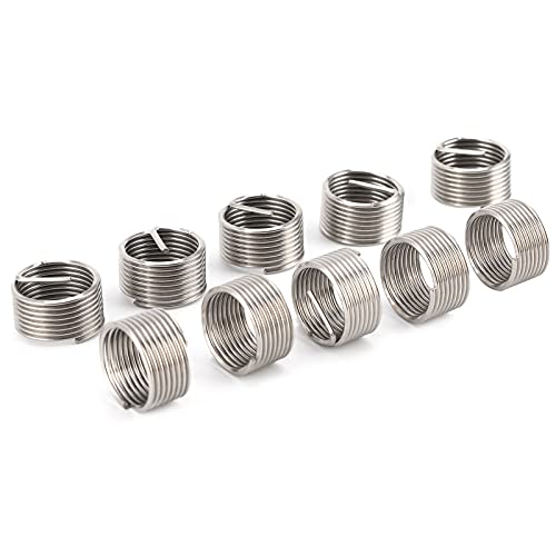 Miniatura 7 de Paquete de 10 helicoils, insertos de reparación de rosca de alambre de acero inoxidable surtido de insertos de rosca M16 X 1.5 X 1D herramienta de