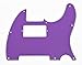 Dopro 8 Hole Tele Guitar Humbucker Pick Guard for USA/Mexican Fender Telecaster Purple 3 Ply