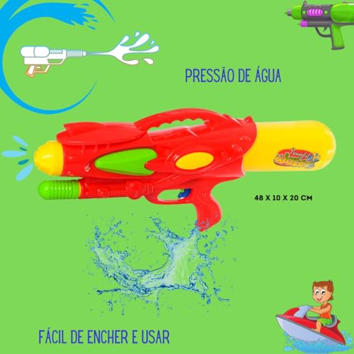 Brinquedo Arminha Mega Pistola Lança Agua Powerful TK-1482