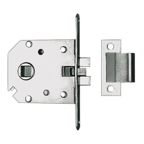 OSCULATI Serratura Incasso Ottone Cromato 60x70 mm
