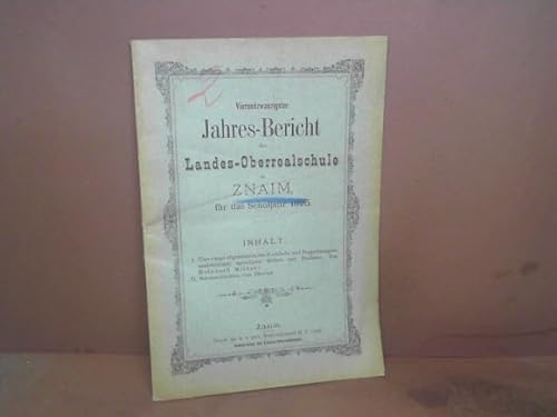 Über einige allgemeinere, durch einfache und Doppelintegrale ausdrückbare, unendliche Reihen und Producte (17 S.). (= Beitrag im 24.Jahresbericht der Landes-Oberrealschule in Znaim).