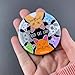 Crazy Cat Lady Pinback Button, Funny Pet Portrait Art Gift, Handmade Accessories 2.25
