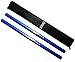 F.A.L. product Martial Arts Equipment Foam Padded Sticks with Carry Bag Case Set 2 Pieces (Blue) 24 Inches