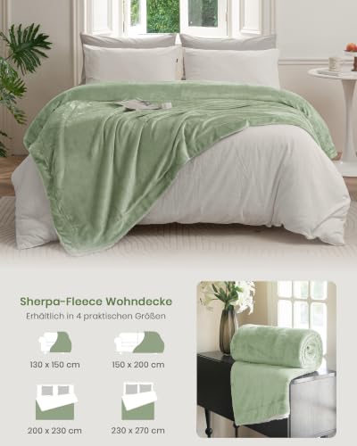 Good Nite Kuscheldecke 150x200cm Sherpa Fleecedecke Wohndecke – Ansicht 6